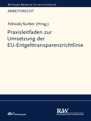 cover image of Praxisleitfaden zur Umsetzung der EU-Entgelttransparenzrichtlinie